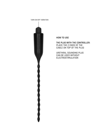 E-Stimulation Vibrating Urethral Sounding Plug