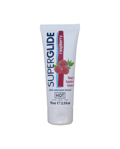 Superglide - Edible Waterbased Lubricant - Raspberry - 3 fl oz   75 ml Superglide - Edible Waterbased Lubricant - Raspberry - 3 fl oz   75 ml