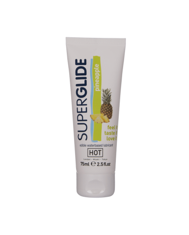 Superglide - Edible Waterbased Lubricant - Pineapple - 3 fl oz   75 ml Superglide - Edible Waterbased Lubricant - Pineapple - 3 fl oz   75 ml