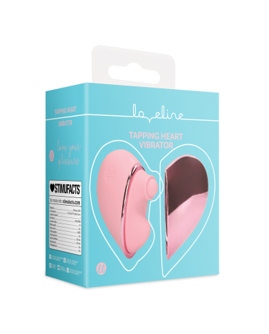 Tapping Heart Vibrator - Pink Arabesque Tapping Heart Vibrator - Pink Arabesque