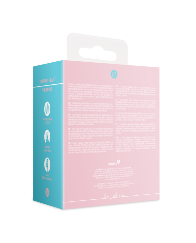 Tapping Heart Vibrator - Pink Arabesque Tapping Heart Vibrator - Pink Arabesque