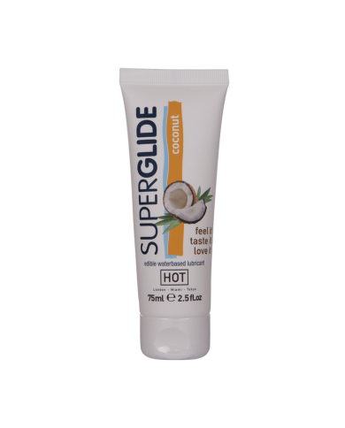 Superglide - Edible Waterbased Lubricant - Coconut - 3 fl oz   75 ml Superglide - Edible Waterbased Lubricant - Coconut - 3 fl oz   75 ml
