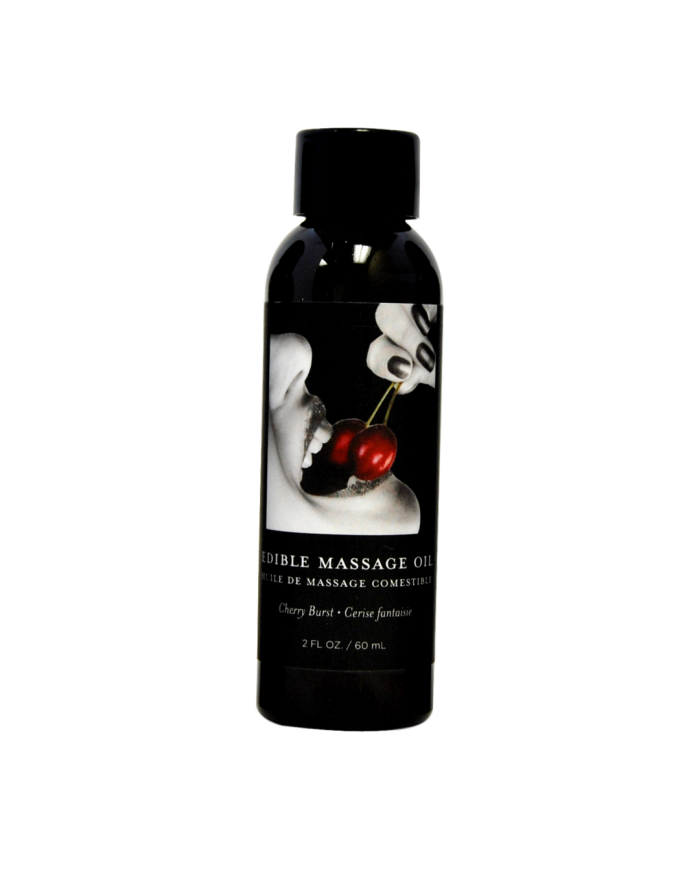 Cherry Edible Massage Oil - 2 fl oz   60 ml