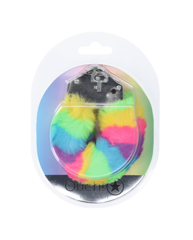 Heavy-duty Fluffy Handcuffs - Multicolor 1