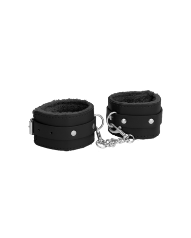 Plush Leather Ankle Cuffs
