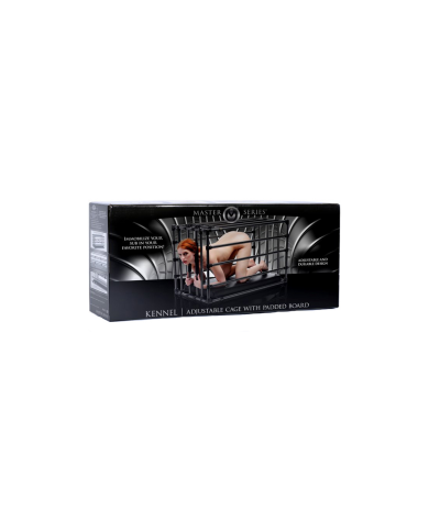 Kennel - Adjustable Puppy Cage with Padded Board Kennel - Adjustable Puppy Cage with Padded Board