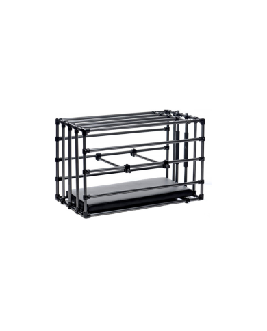 Kennel - Adjustable Puppy Cage with Padded Board Kennel - Adjustable Puppy Cage with Padded Board