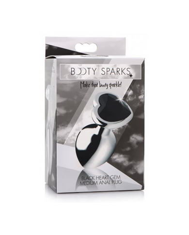 Black Heart - Butt Plug - Medium Black Heart - Butt Plug - Medium