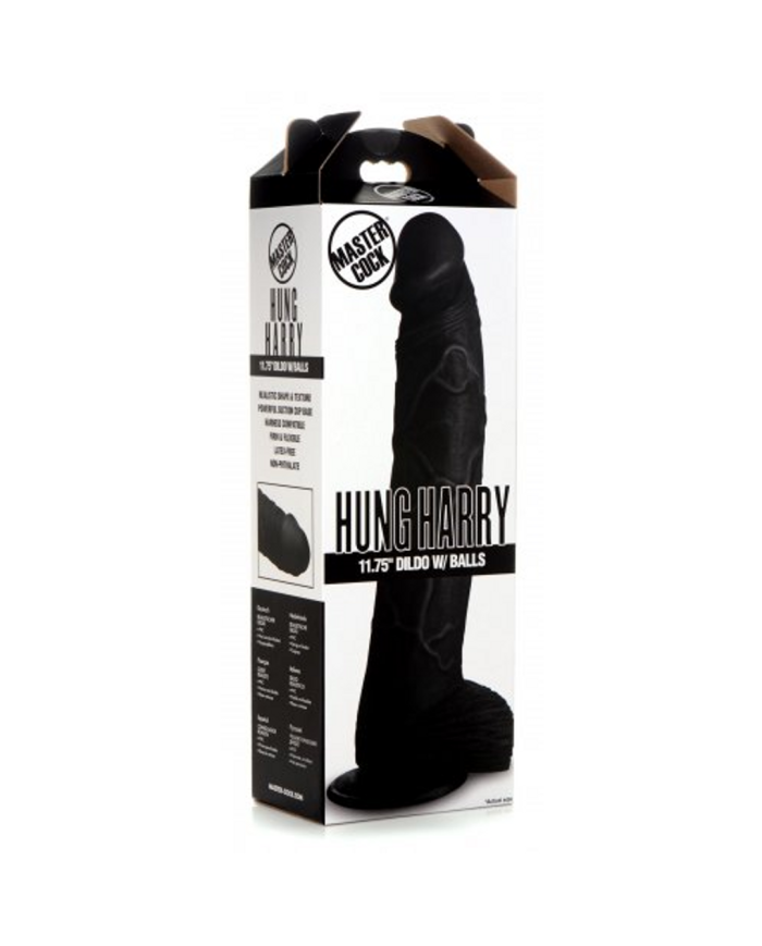 Hung Harry - Dildo with Balls - 12   30 cm