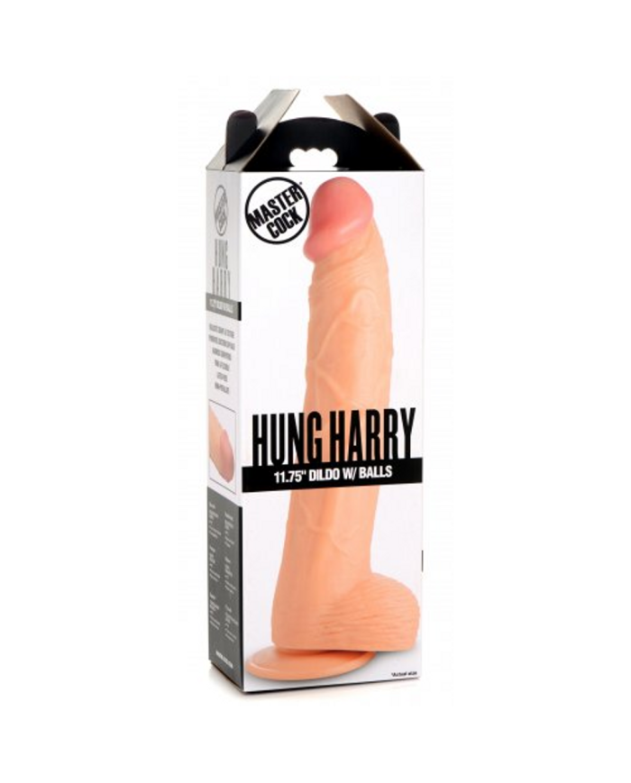 Hung Harry - Dildo with Balls - 12   30 cm