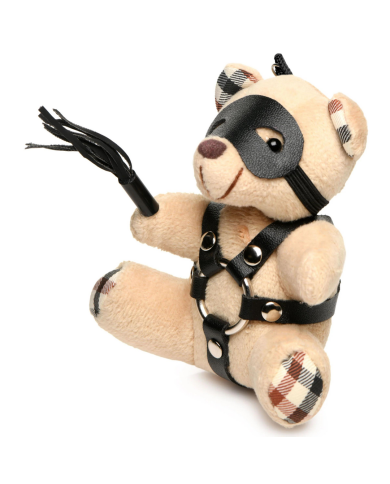 BDSM Teddy Bear Keychain - Tan