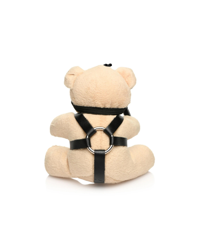 BDSM Teddy Bear Keychain - Tan
