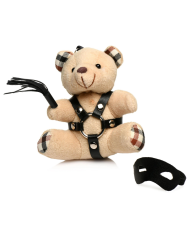 BDSM Teddy Bear Keychain - Tan