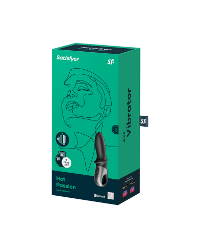 Hot Passion - Warming Anal Vibrator - Black