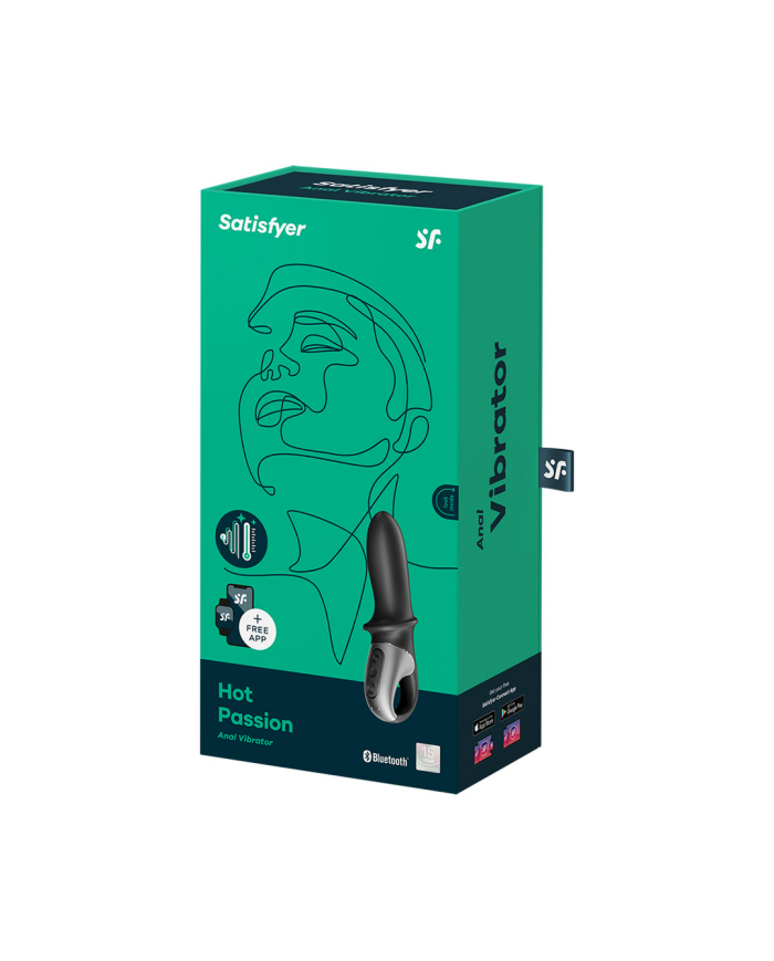 Hot Passion - Warming Anal Vibrator - Black