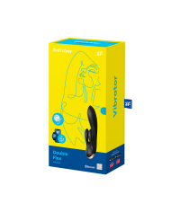 Double Flex - Rabbit Vibrator - Black Double Flex - Rabbit Vibrator - Black