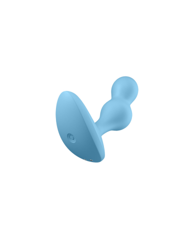 Deep Diver - Vibrating Anal Plug - Light Blue