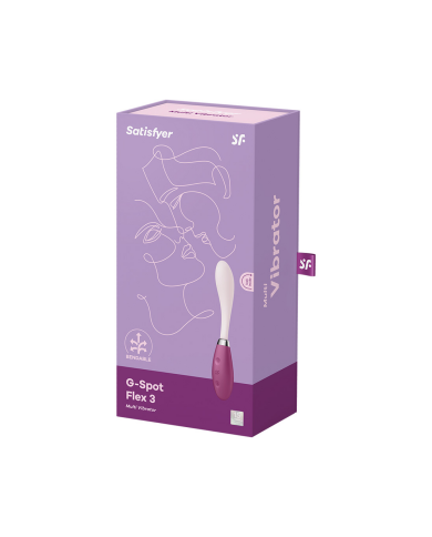 G-Spot Flex 3 - G-Spot Vibrator - Red G-Spot Flex 3 - G-Spot Vibrator - Red