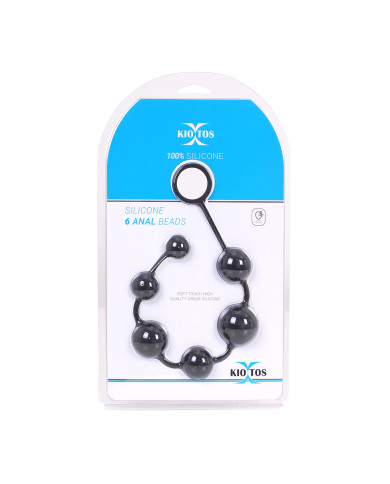 Silicone 6 Anal Beads
