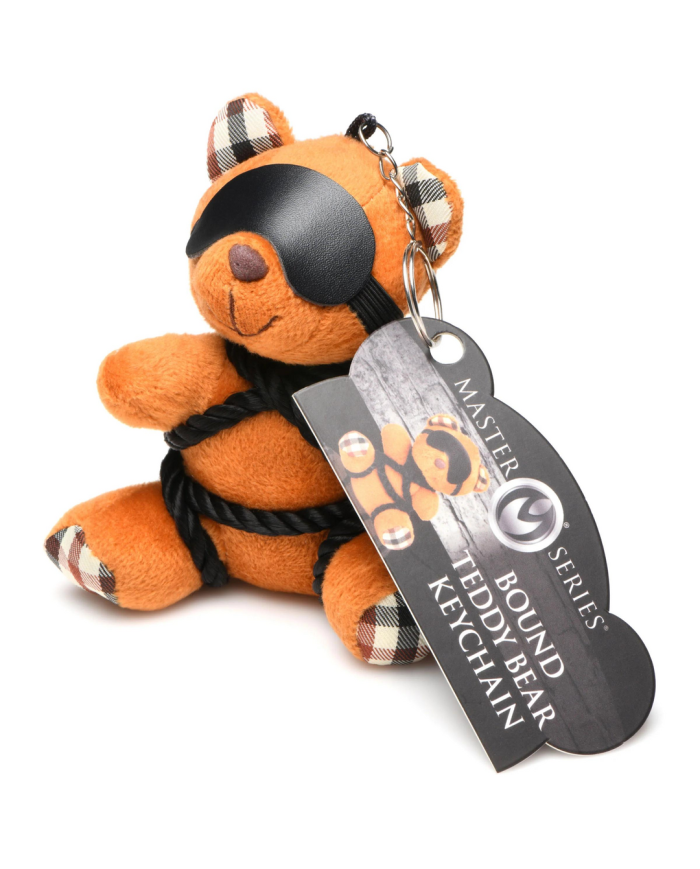 Rope Teddy Bear Keychain - Brown