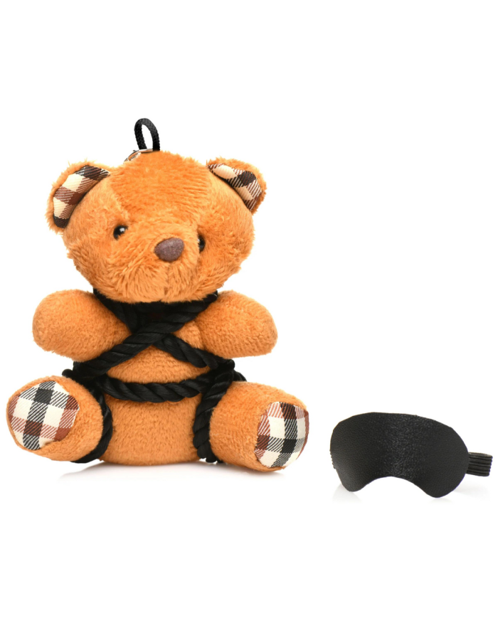 Rope Teddy Bear Keychain - Brown