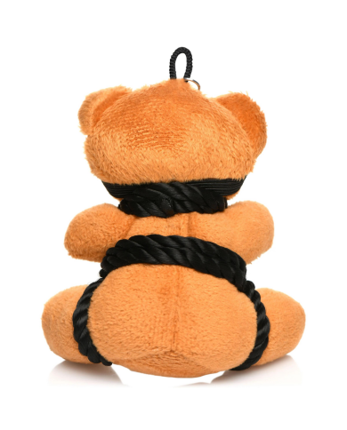 Rope Teddy Bear Keychain - Brown