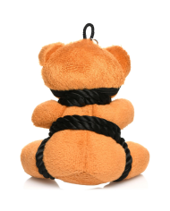 Rope Teddy Bear Keychain - Brown