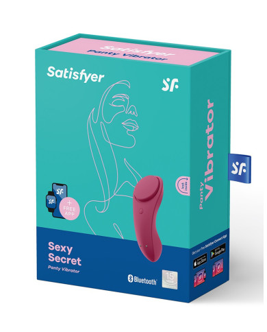 Satisfyer Sexy Secret Panty Vibrator   Incl. Bluetooth And App Satisfyer Sexy Secret Panty Vibrator   Incl. Bluetooth And App