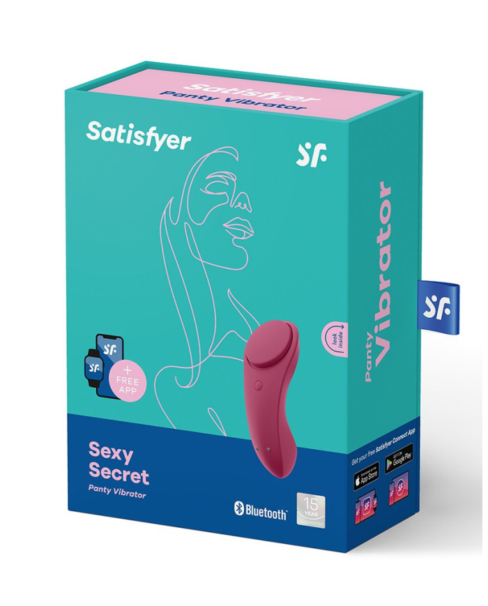 Satisfyer Sexy Secret Panty Vibrator   Incl. Bluetooth And App
