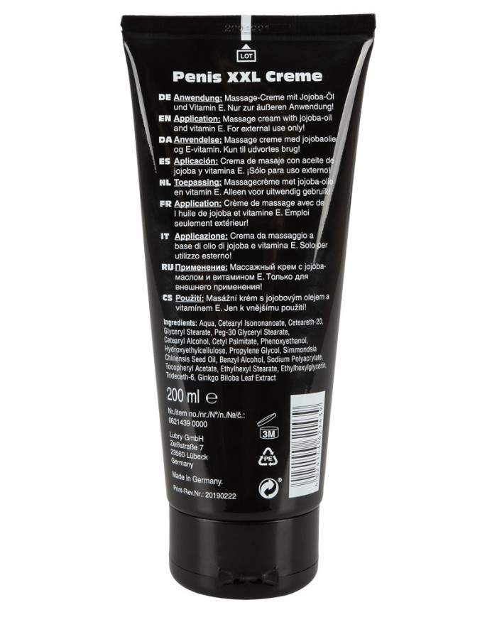 Penis XXL Creme 200 ml Penis XXL Creme 200 ml