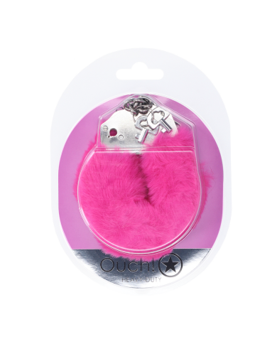 Heavy-duty Fluffy Handcuffs - Pink