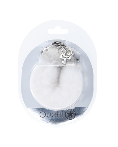 Heavy-duty Fluffy Handcuffs - White