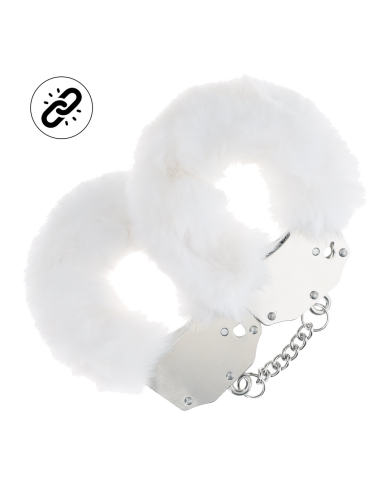 Heavy-duty Fluffy Handcuffs - White