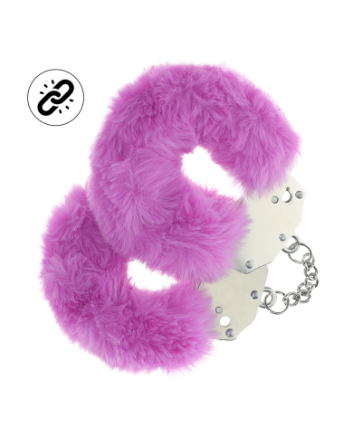 Heavy-duty Fluffy Handcuffs - Purple