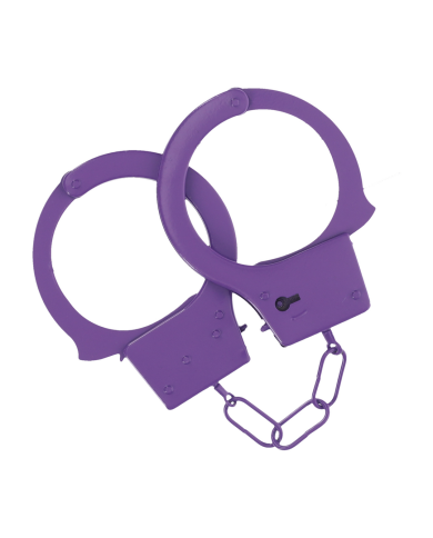 Classic Metal Handcuffs - Purple