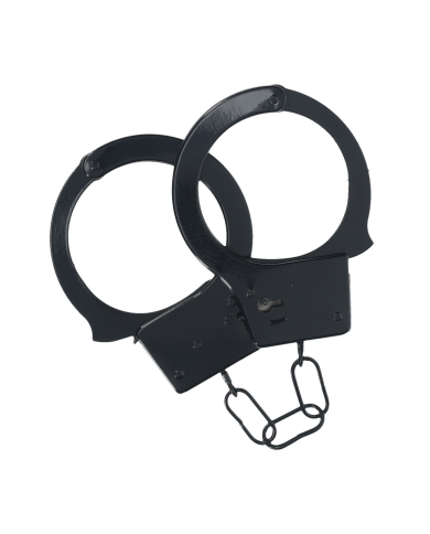 Classic Metal Handcuffs - Black