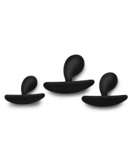Master Series Dark Droplets 3 Piece Curved Anal Trainer Set