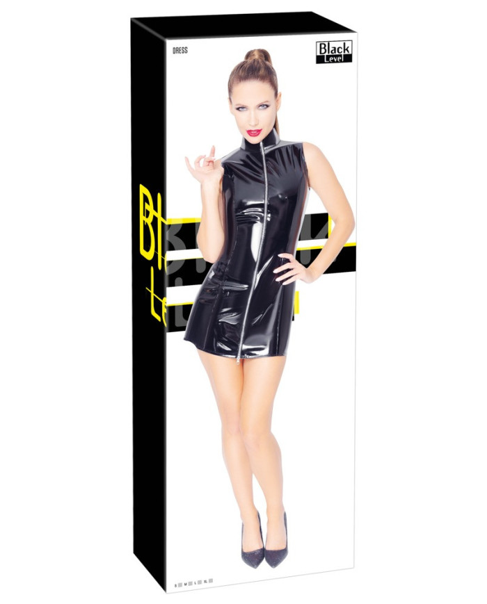 Vinyl Dress with Zip  Vinyl Dress with Zip