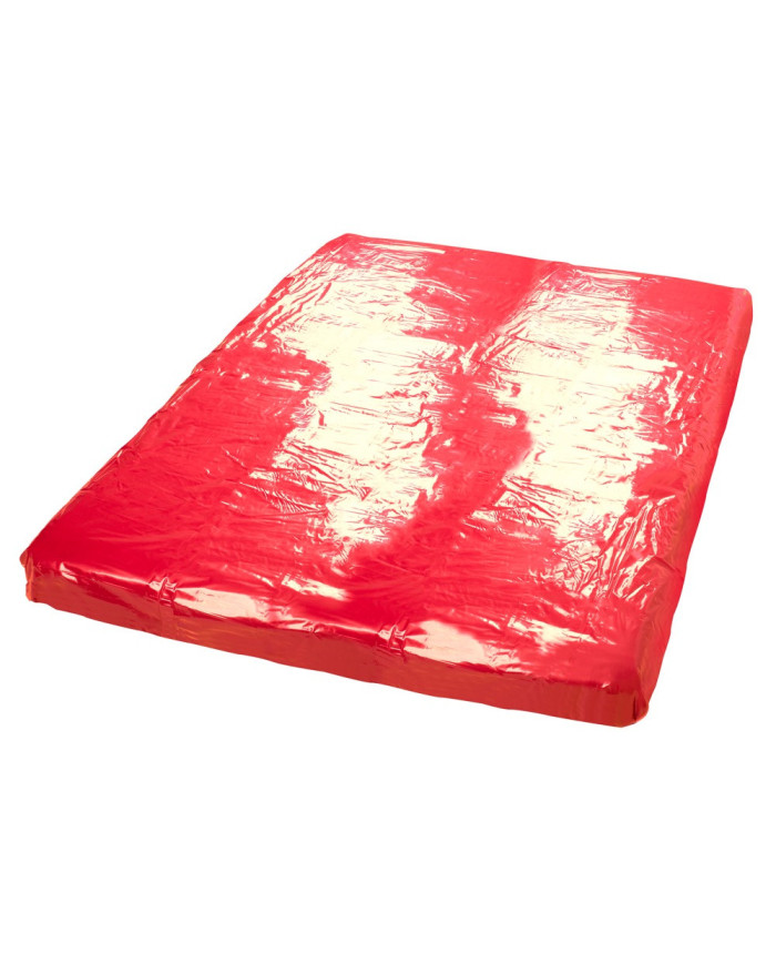 Vinyl Bed Sheet red 200x230cm Vinyl Bed Sheet red 200x230cm