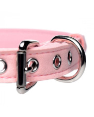 Master Series Sugar Kitty Cat Bell Collar Pink Silver