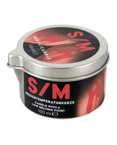S M Candle in a Tin red 100 g S M Candle in a Tin red 100 g