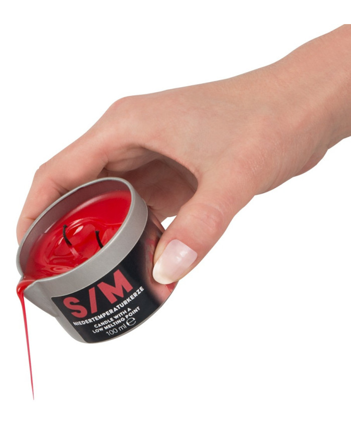 S M Candle in a Tin red 100 g S M Candle in a Tin red 100 g