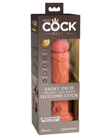 KCE 8 DD Vibrating Cock Tan