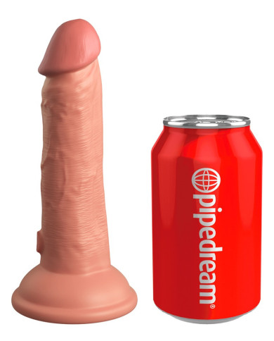 KCE 6 DD Vibrating Cock Tan