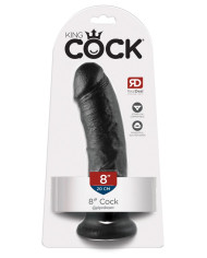 King Cock 8 inch Black King Cock 8 inch Black