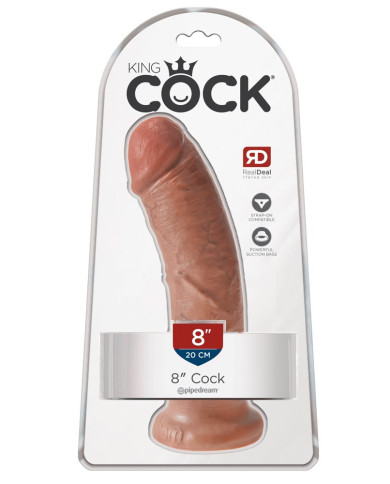 King Cock 8 inch Tan King Cock 8 inch Tan
