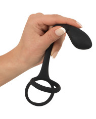 Black Velvets Cock   Ball ring