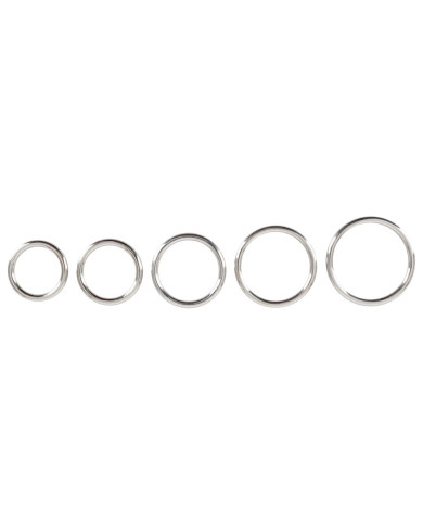 Bad Kitty Set of 5 Metal Rings Bad Kitty Set of 5 Metal Rings