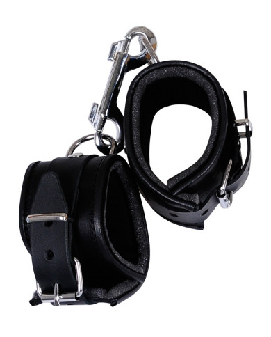 Leather Handcuffs Padded