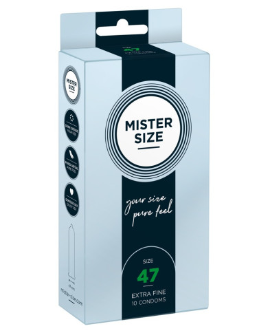Mister Size 47mm pack of 10 Mister Size 47mm pack of 10